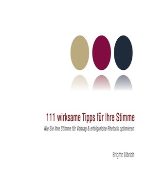 cover image of 111 wirksame Tipps für Ihre Stimme